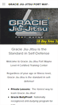 Mobile Screenshot of graciejiu-jitsufortwayne.com