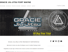 Tablet Screenshot of graciejiu-jitsufortwayne.com